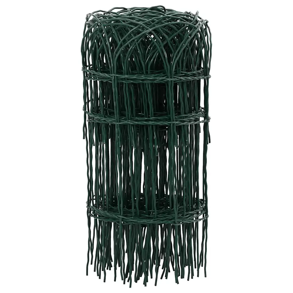 Garden Border Fence Outdoor Edging 25m Green
