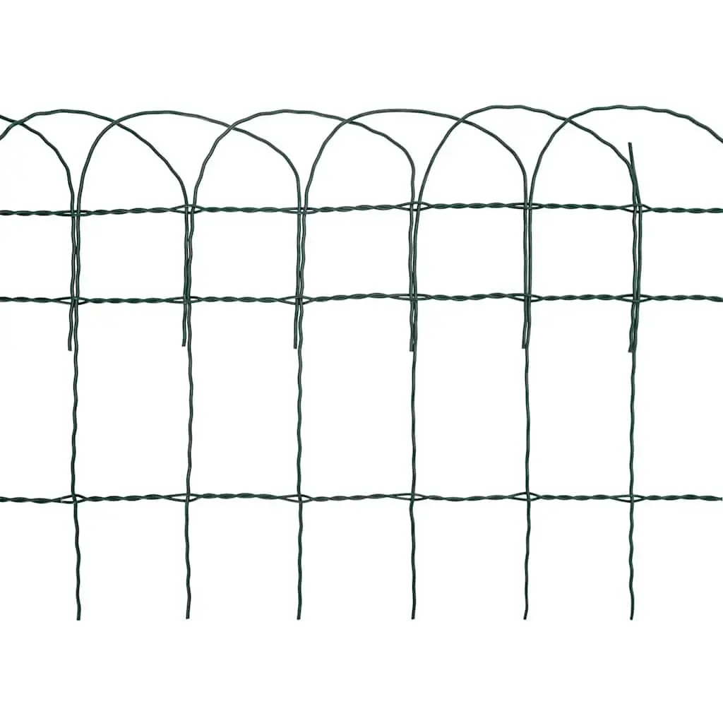 Garden Border Fence Outdoor Edging 25m Green