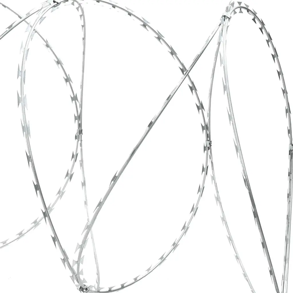 Razor Wire Helical Coil 100m Garden Yard Fence Security Protection Green