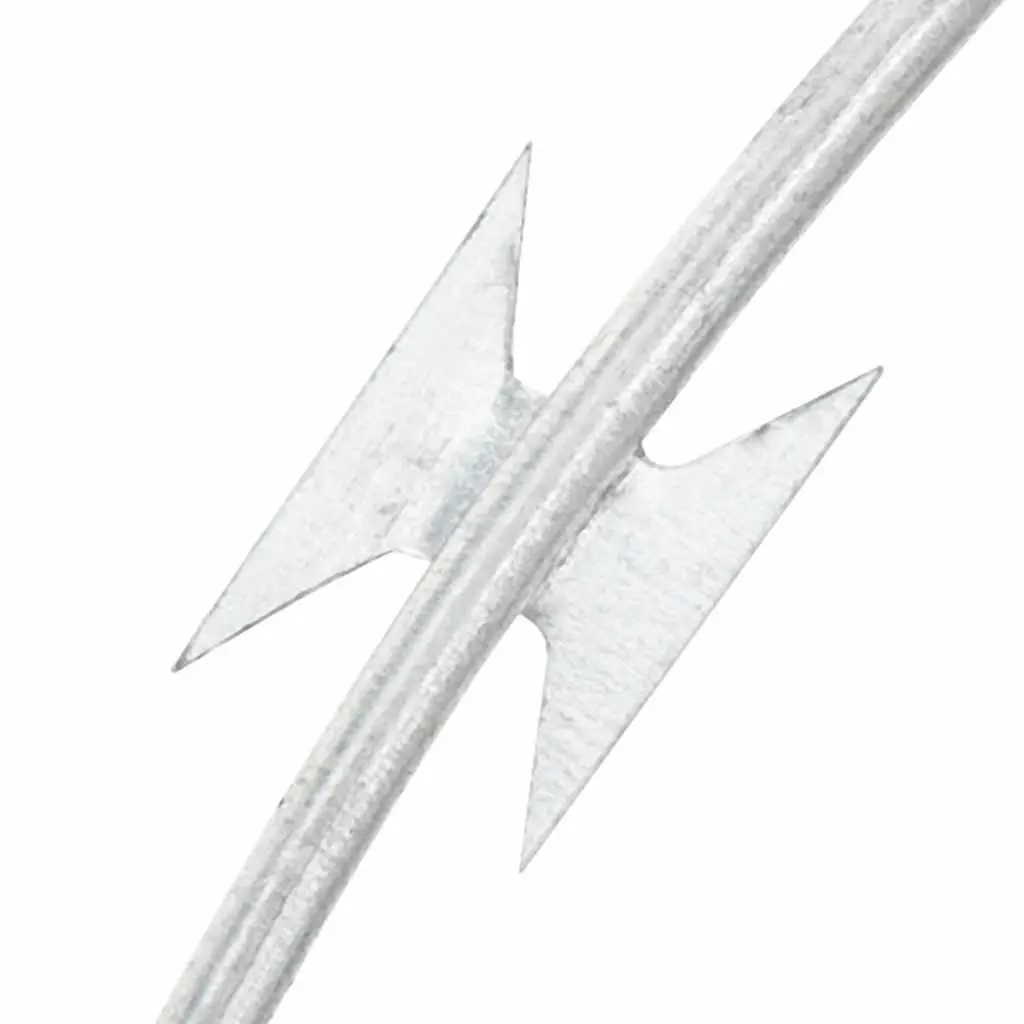 Razor Wire Helical Roll Security Fence 60m Galvanised Steel Silver