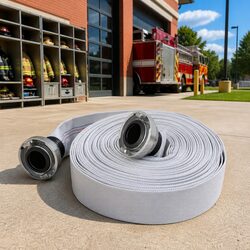Fire Hose Flat Hose 30m C-Storz Couplings 2 Inch Water Pump Installation