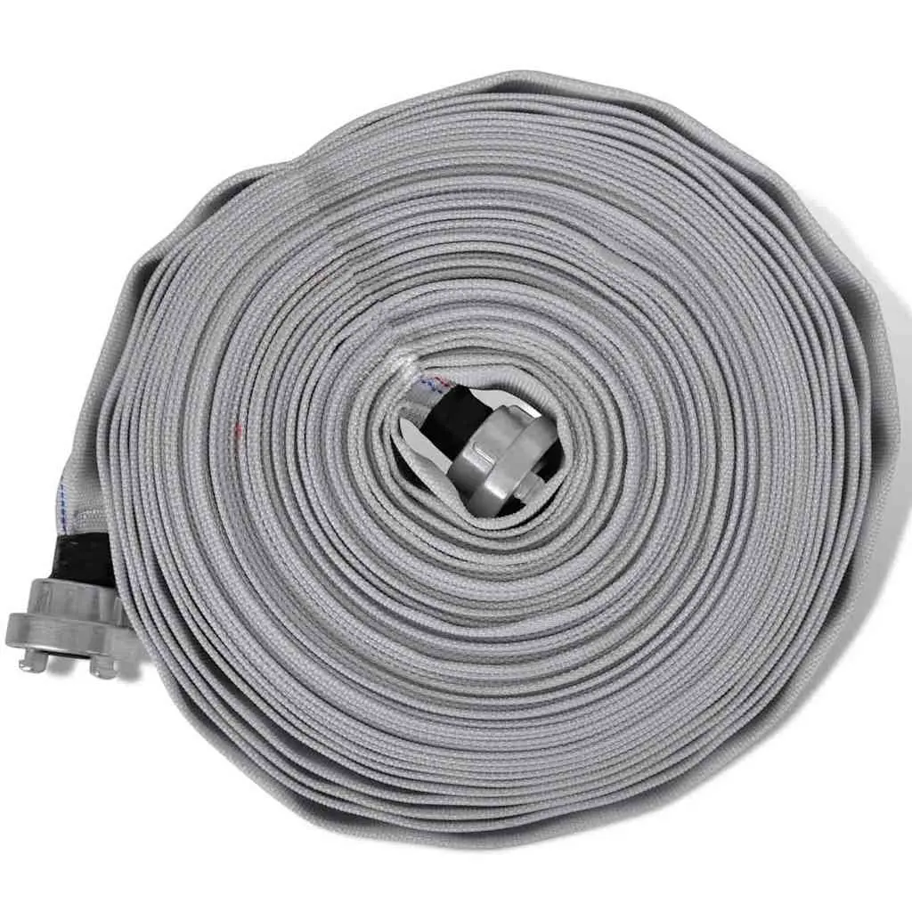 Fire Hose Flat 30m 1 Inch D-Storz Couplings Water Pump Transport Lightweight