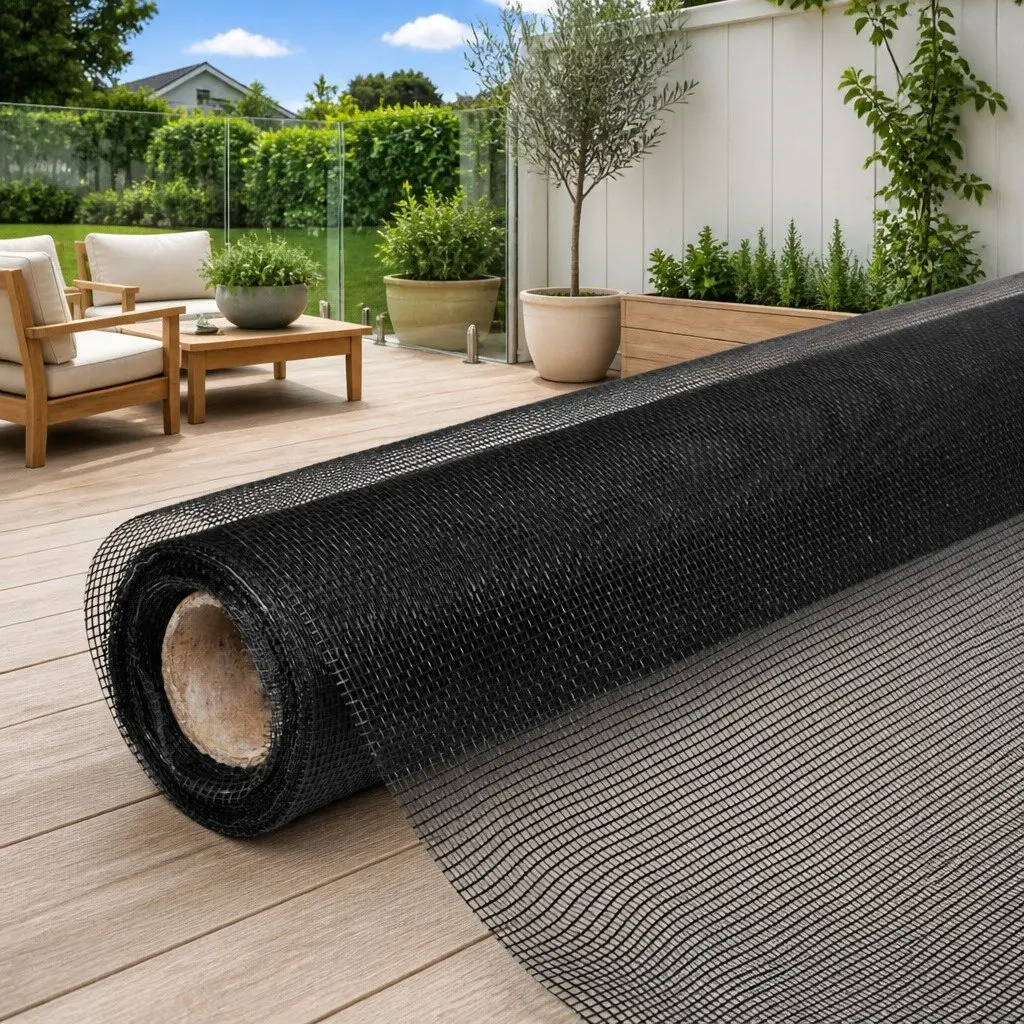 Fiberglass Mesh Screen Insect Repair 100x500 cm Black