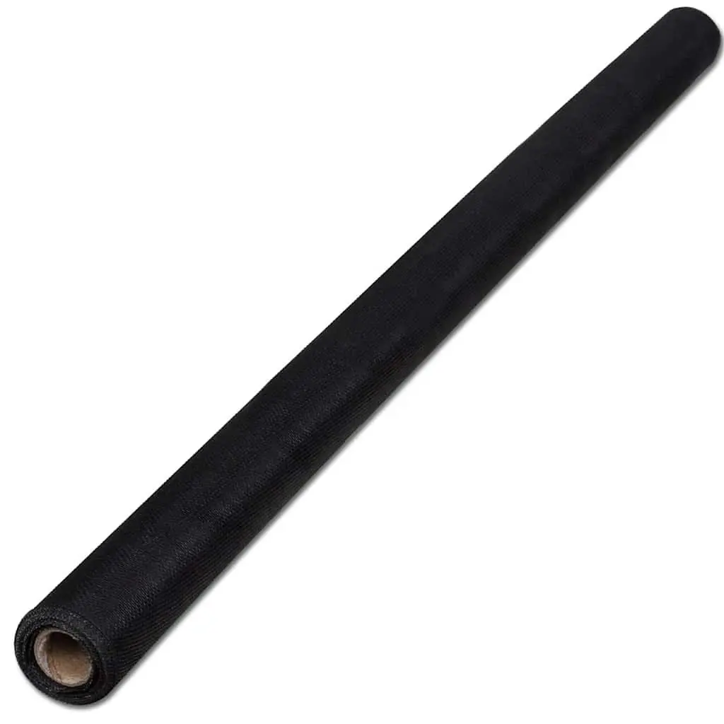 Fiberglass Mesh Screen Insect Repair 100x500 cm Black