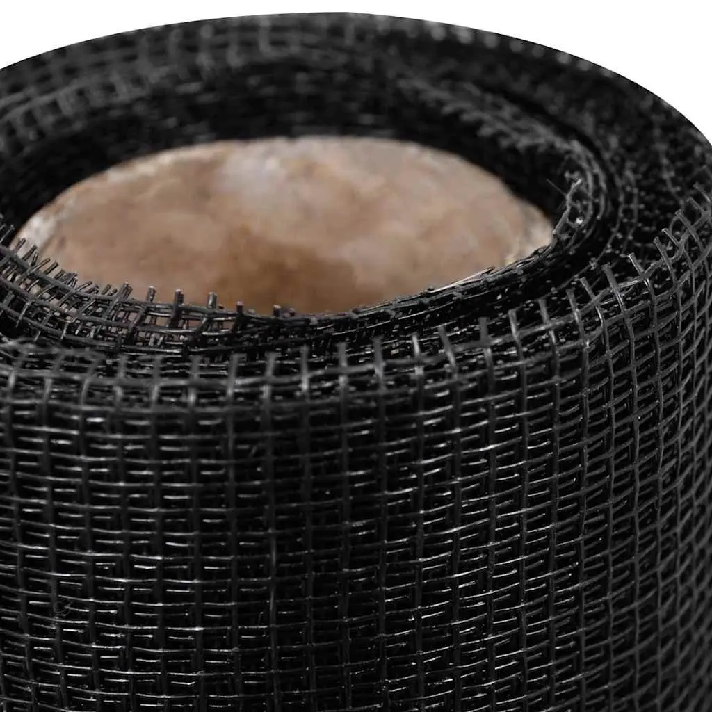 Fiberglass Mesh Screen Insect Repair 100x500 cm Black