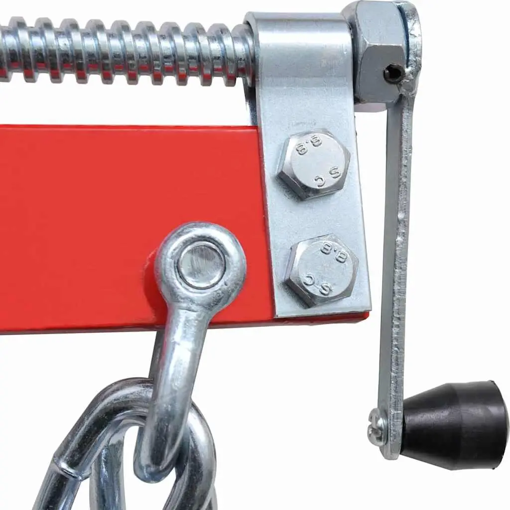 Engine Leveller 900 kg Shop Crane Hoist Lift Equipment Installer with Crank Handle and 4 Chains