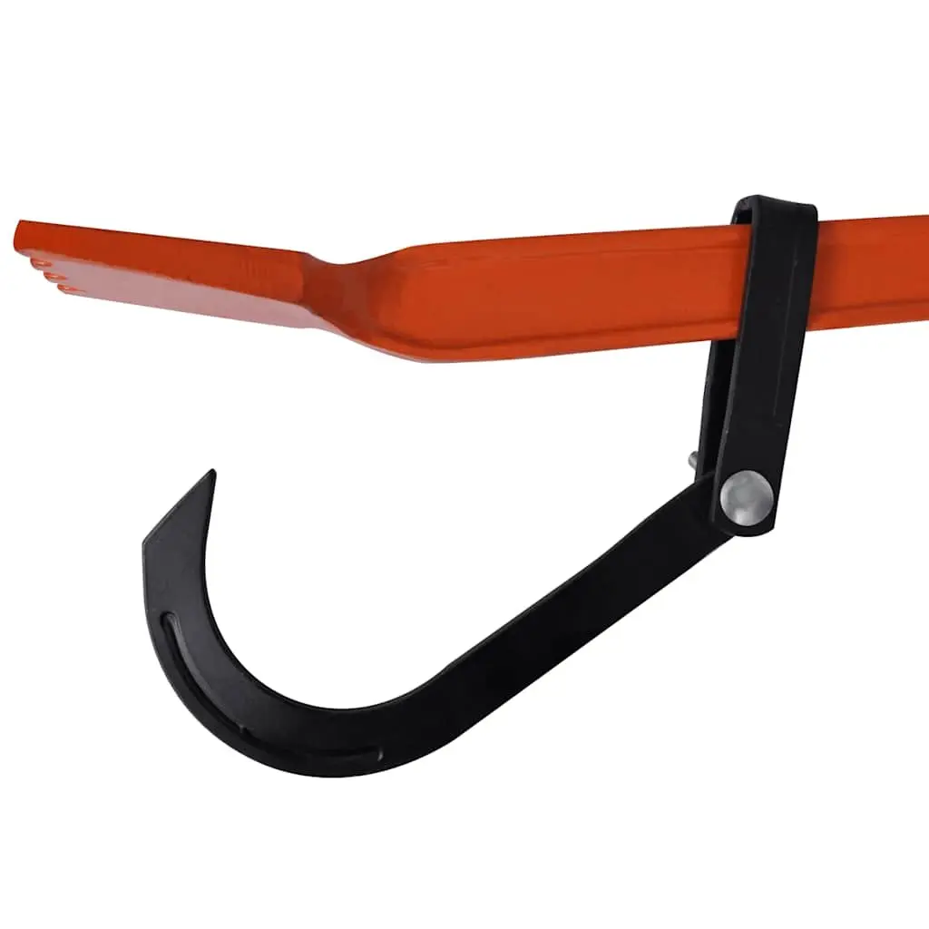 Tree Lifter Wedge Tool Ergonomic Handle Wood Cutting Stacking Fire Red