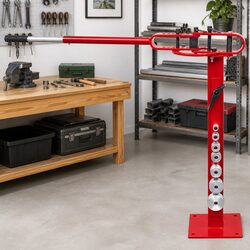 Reliable Floor-Mounted Manual Pipe Bender for DIY Needs