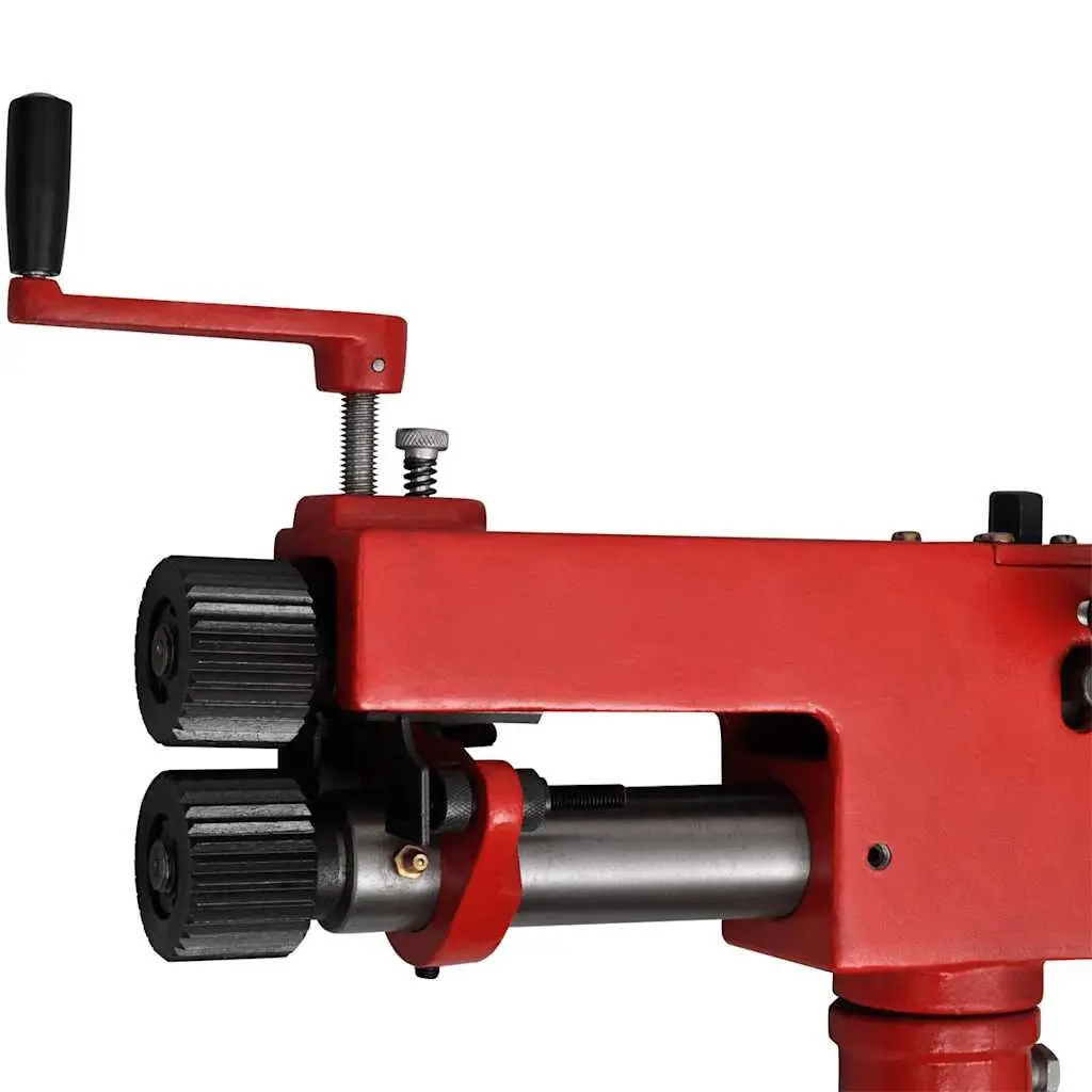 Manual Tube Beading Machine Cast Iron Workshop Garage Portable Bender Tool