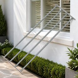 Reliable Adjustable Security Grille with 4 Crossbars