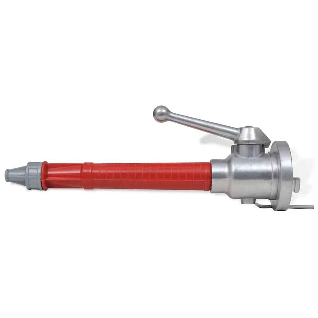 Fire Hose Nozzle C Coupling Emergency Water Control 50 mm Aluminium Plastic