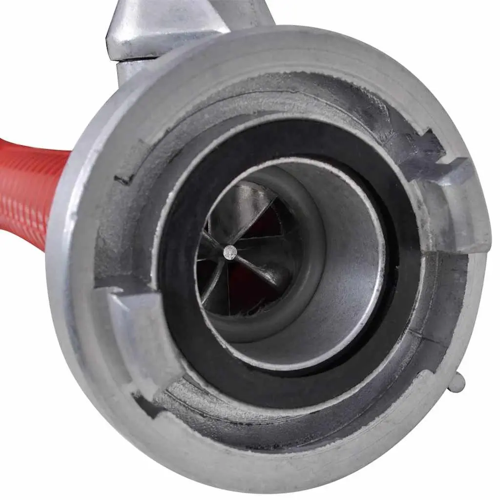 Fire Hose Nozzle C Coupling Emergency Water Control 50 mm Aluminium Plastic