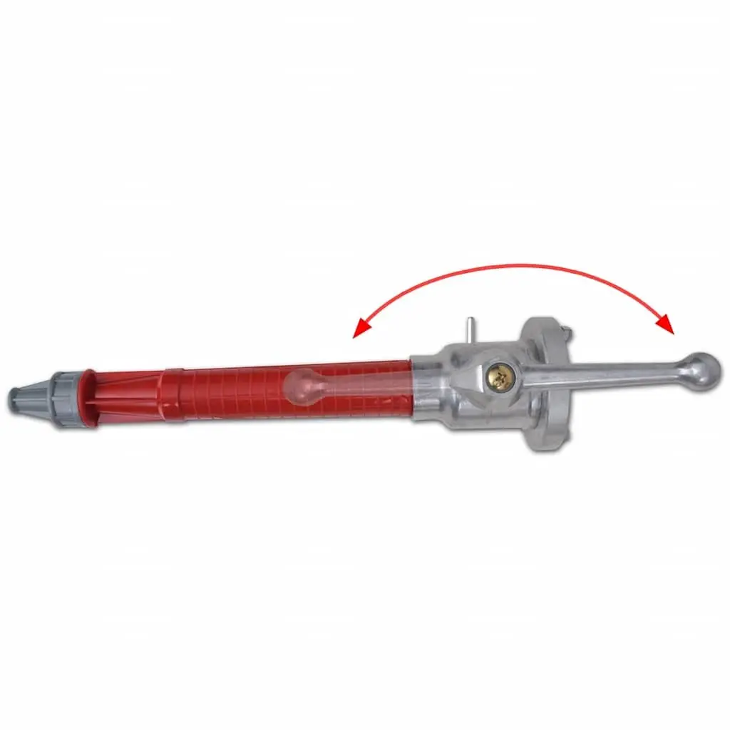 Fire Hose Nozzle C Coupling Emergency Water Control 50 mm Aluminium Plastic