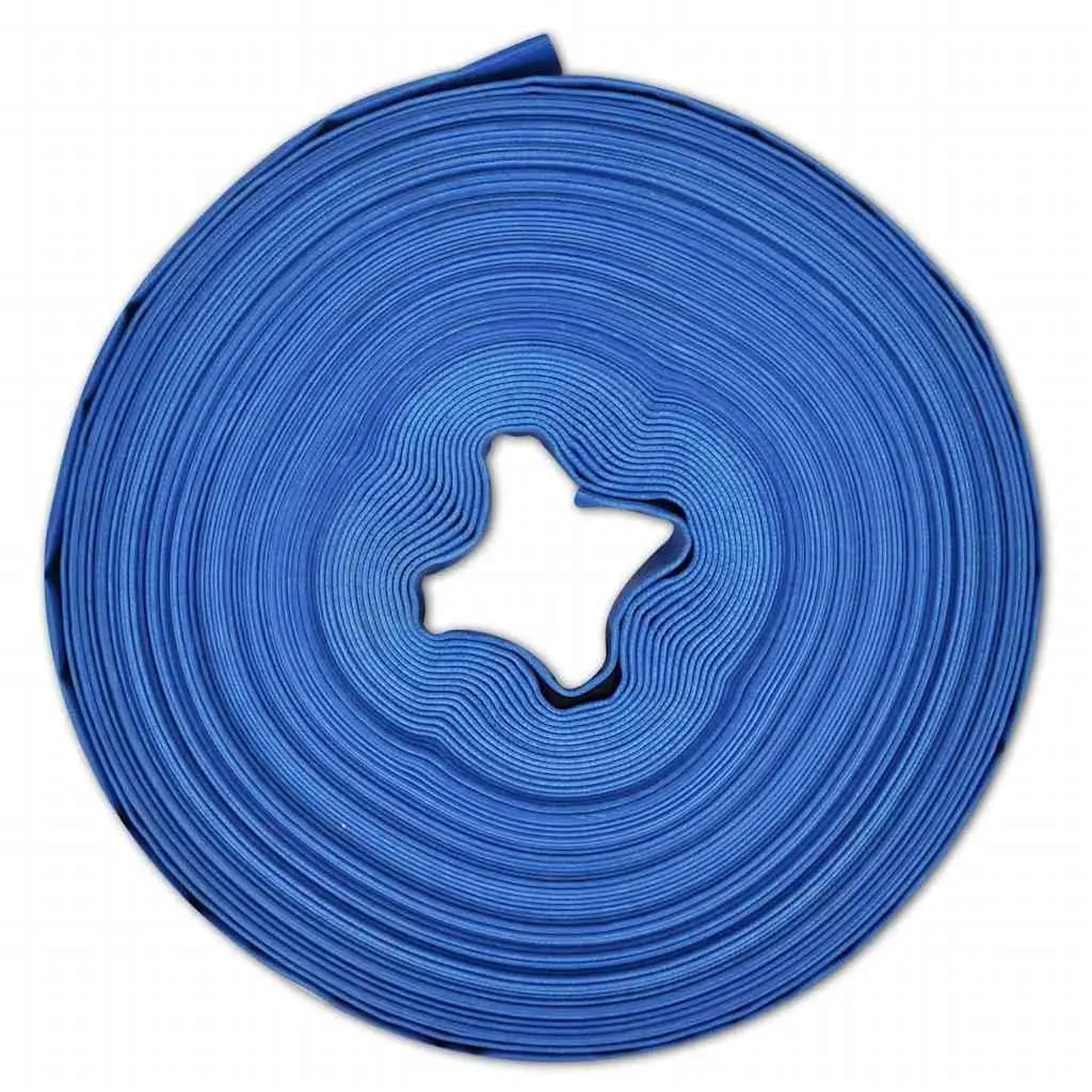 Flat Hose 50m 1 Inch PVC Water Pump Installation Fire Hose Garden