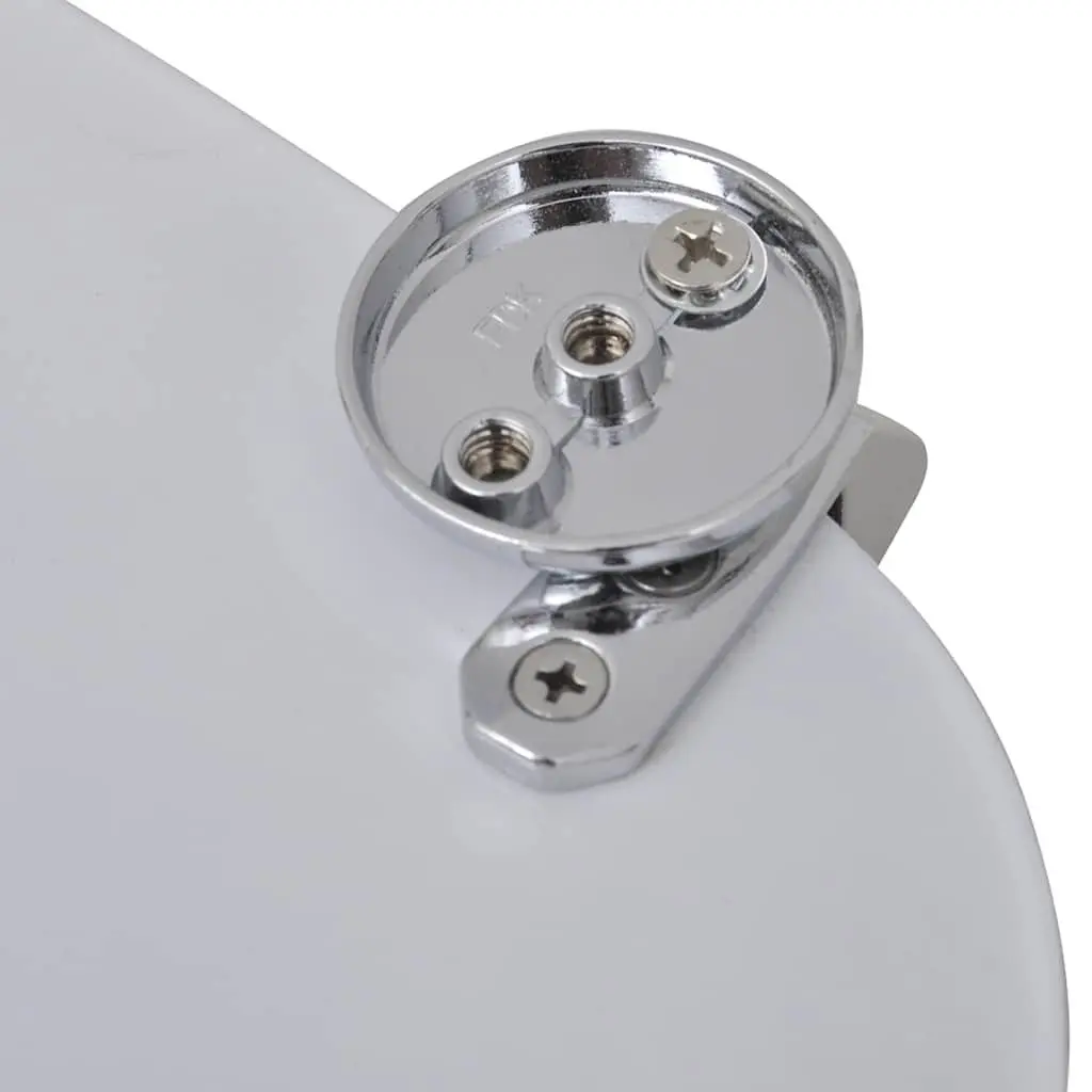 Toilet Seat Hard Close Lid MDF Multicolour Adjustable Hinge Width 12 to 20 cm