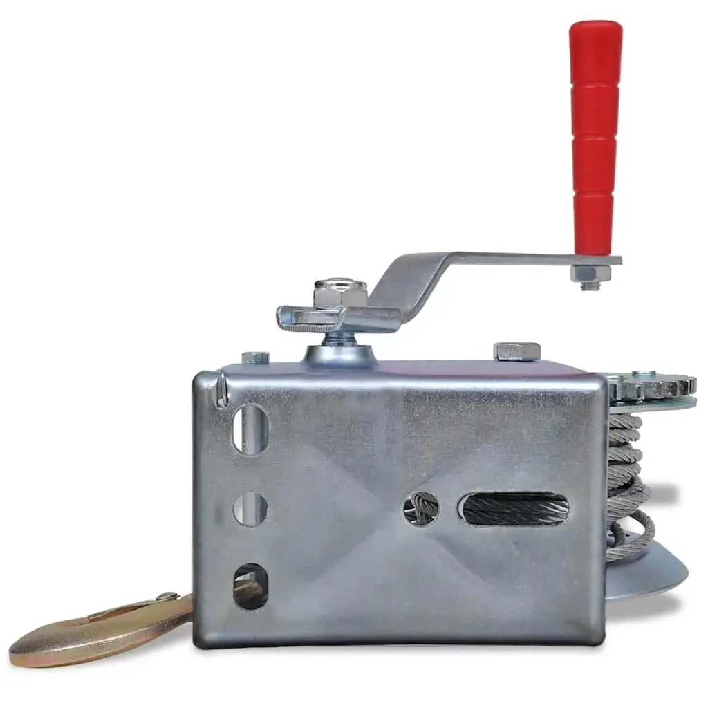 Hand Winch 540kg Heavy Duty Pulling Tool 10m Cable Iron Construction