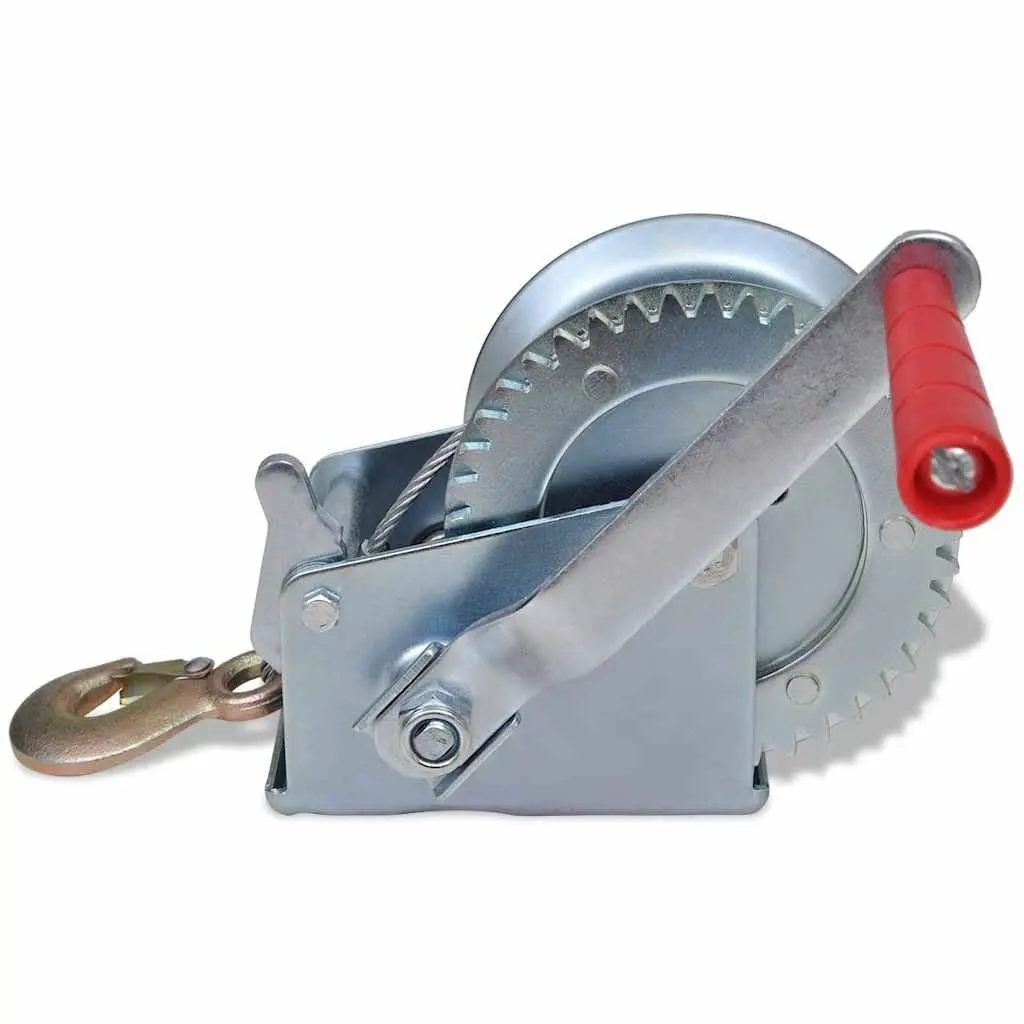 Hand Winch 540kg Heavy Duty Pulling Tool 10m Cable Iron Construction
