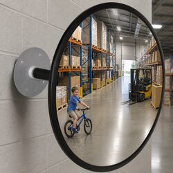 Reliable 30cm Convex Traffic Mirror for Safety