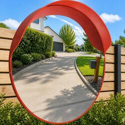 60cm Convex Traffic Mirror Offering Safe Outdoor Use