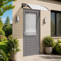 Reliable Door Canopy 120 x 100 cm for Any Weather