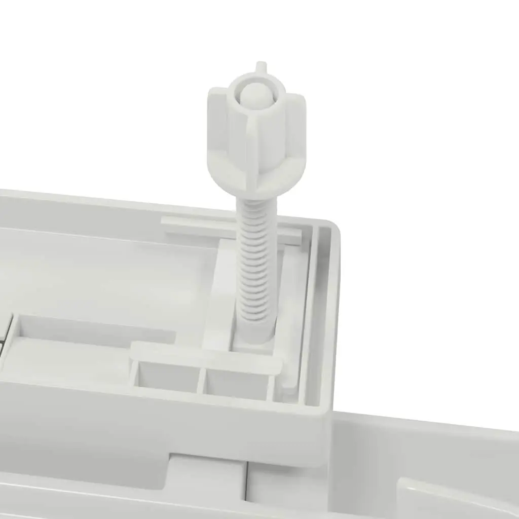 White Square Toilet Seat with Soft Close Technology
