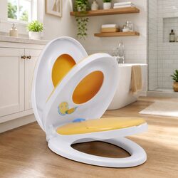Reassuring Soft-Close Toilet Seat for Families
