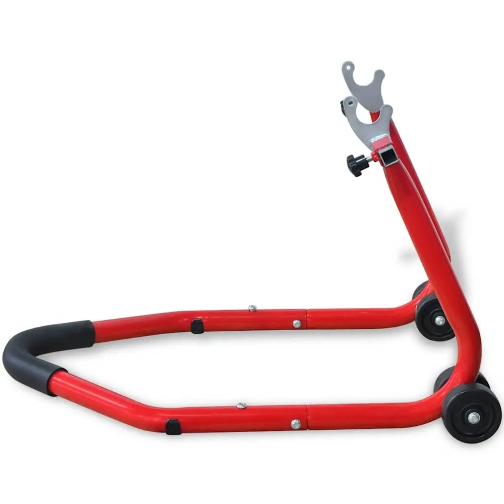 Motorcycle Rear Stand Adjustable Swing Arm Support Tool Red