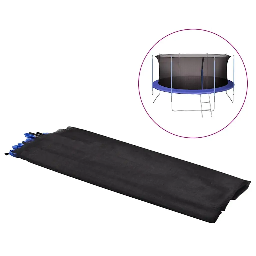 Safety Net Replacement for 4.57m Round Trampoline Black Weatherproof