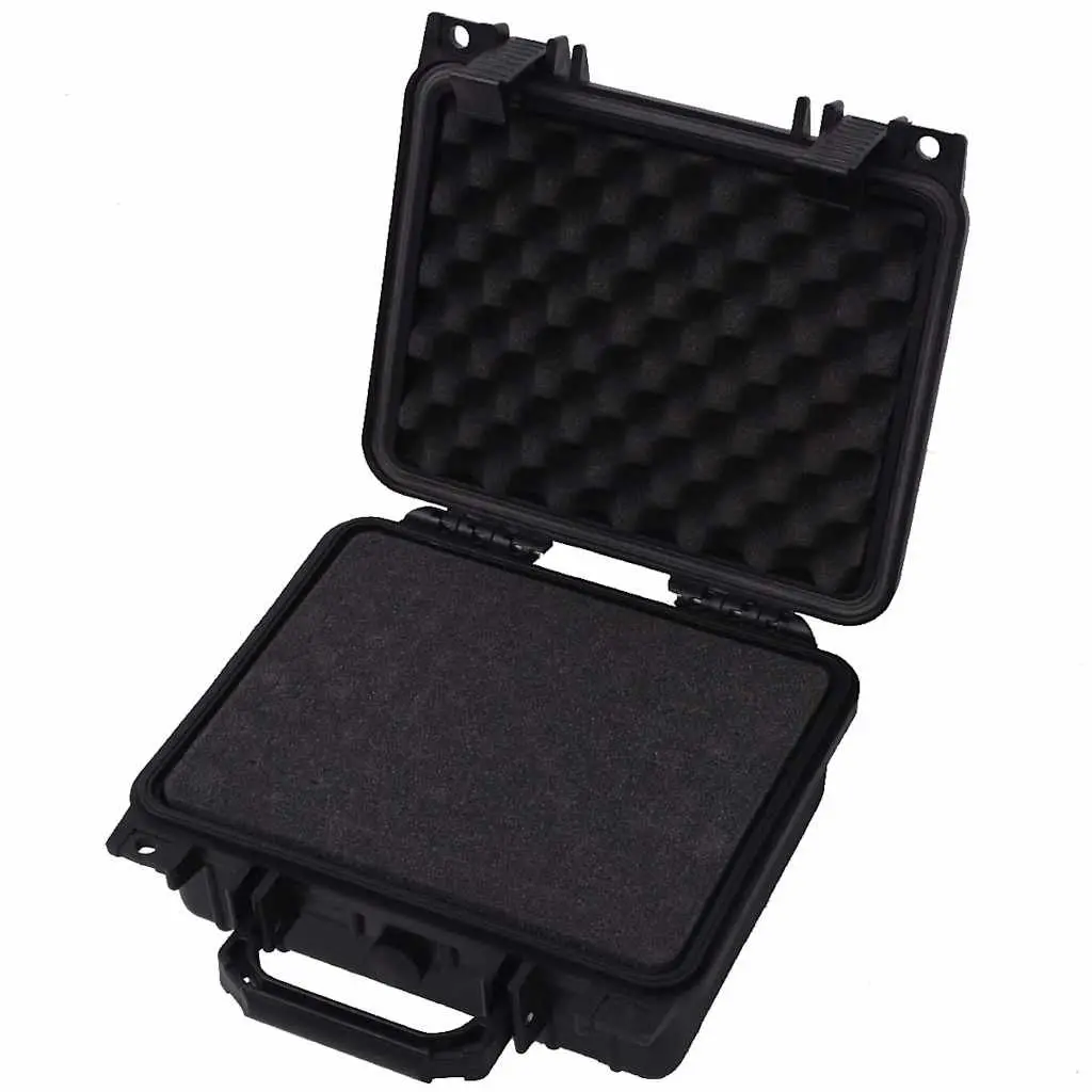 Camera Equipment Case Hard Protective 27x24.6x12.4 cm Black