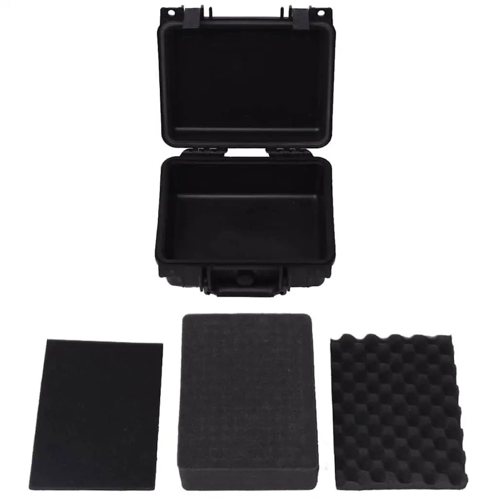 Camera Equipment Case Hard Protective 27x24.6x12.4 cm Black