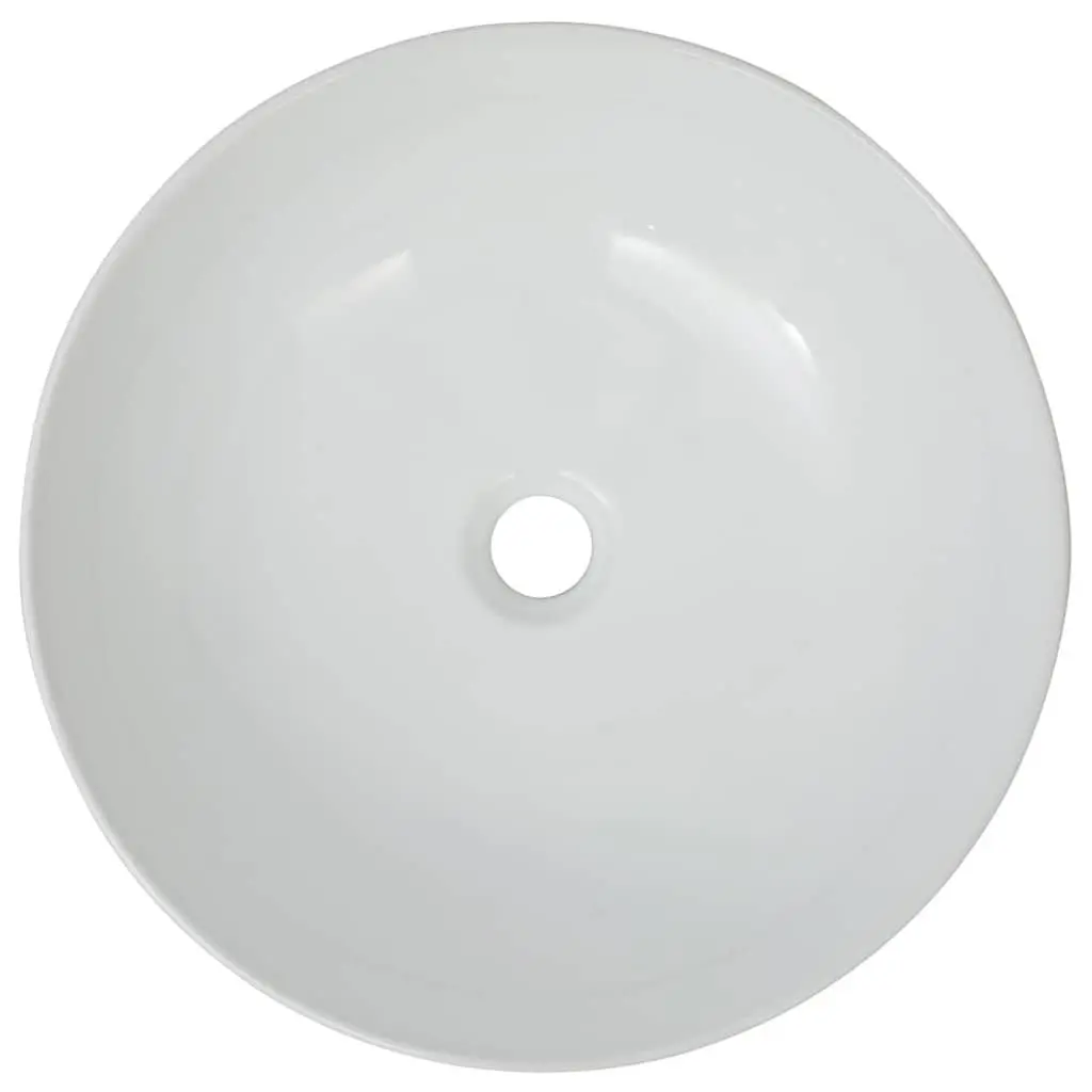 Round Ceramic Bathroom Basin with Easy Care