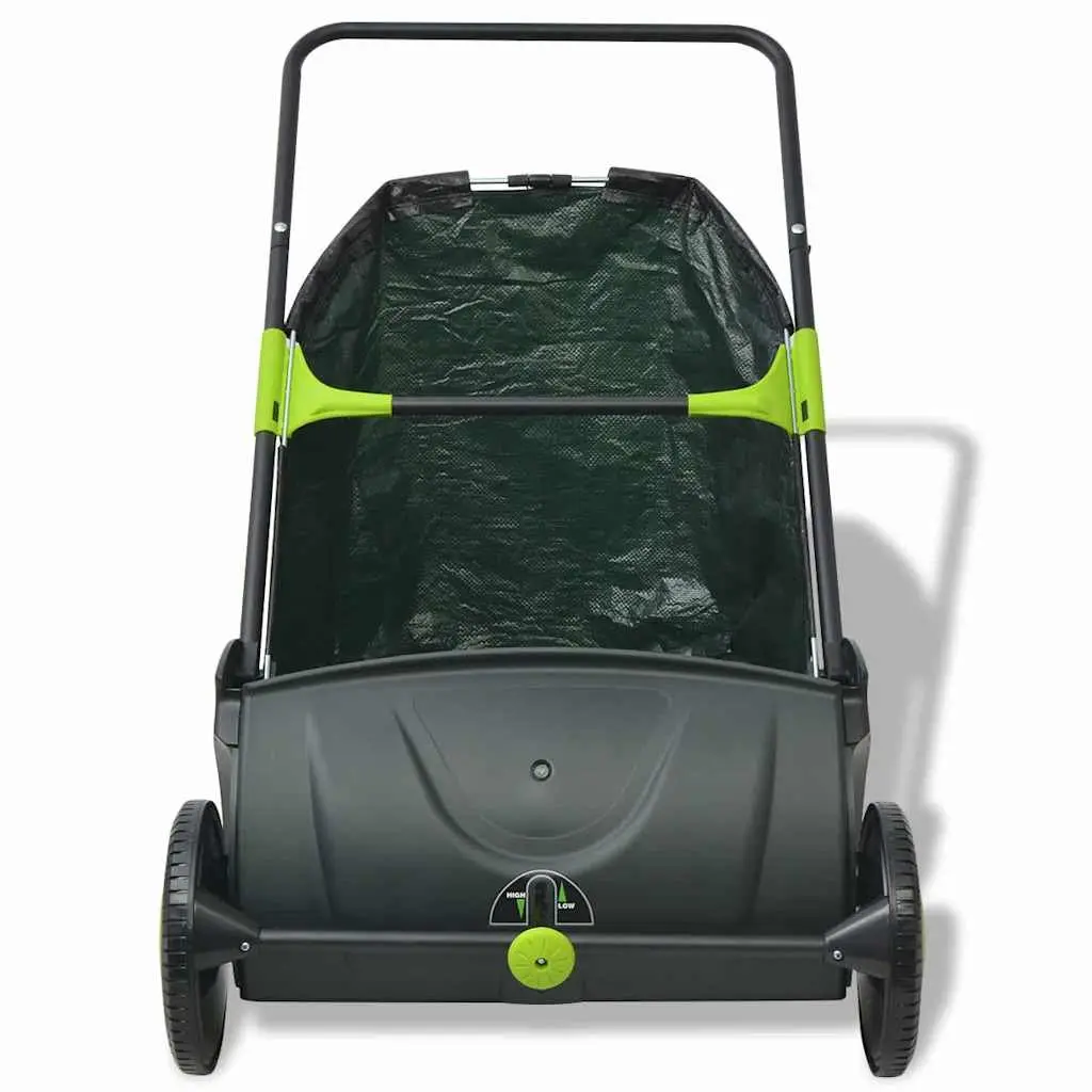 Lawn Sweeper Push Grass Leaf Collector 103L Lightweight Garden Maintenance Tool
