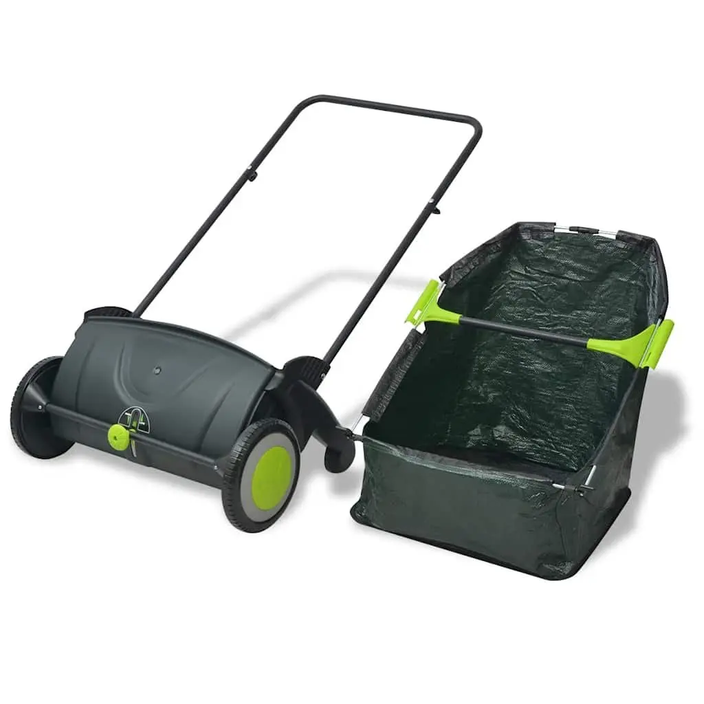 Lawn Sweeper Push Grass Leaf Collector 103L Lightweight Garden Maintenance Tool