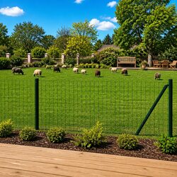 Value-Driven Green Euro Fence Panel Set 25x1 m