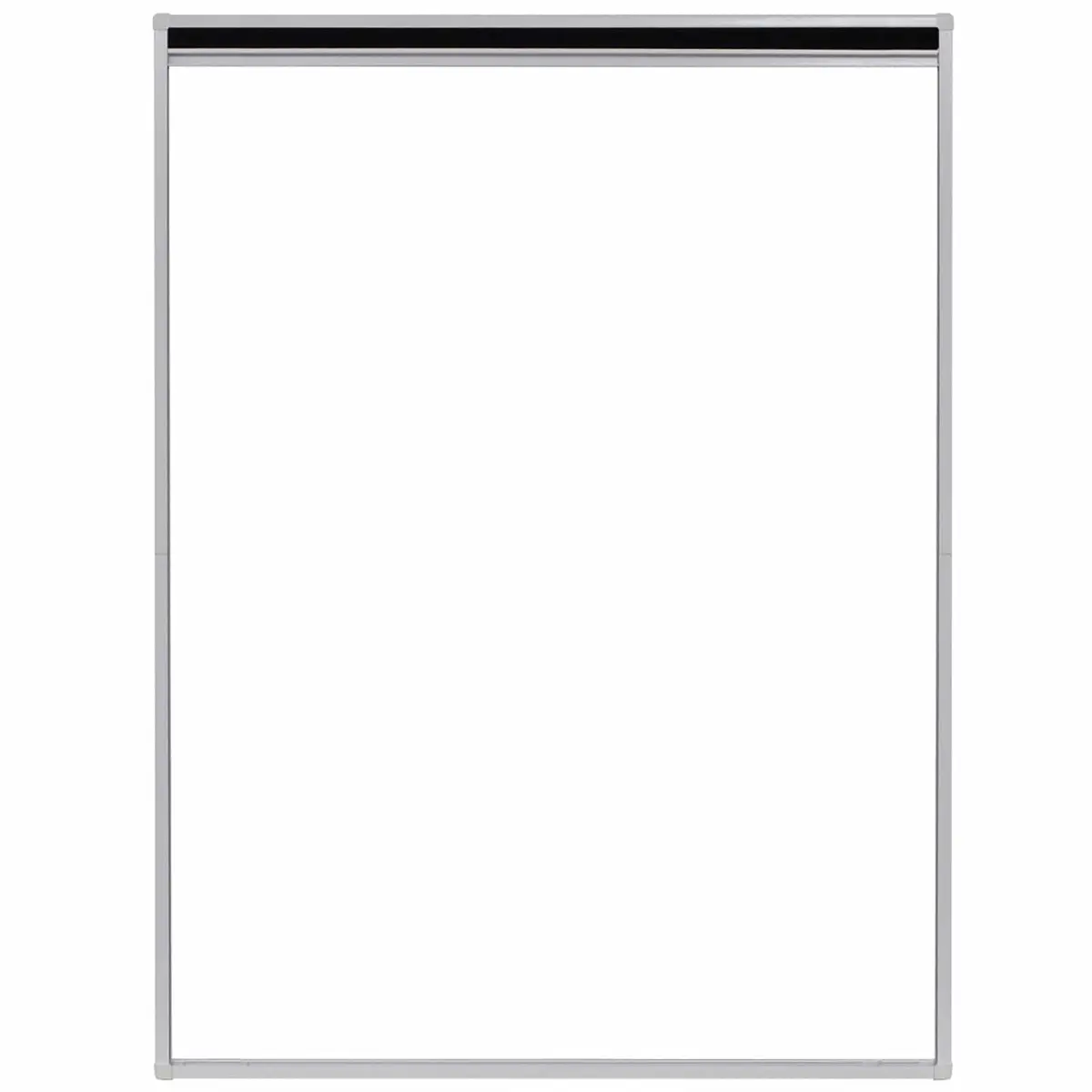 Plisse Insect Screen Window 60x80 cm Black Frame