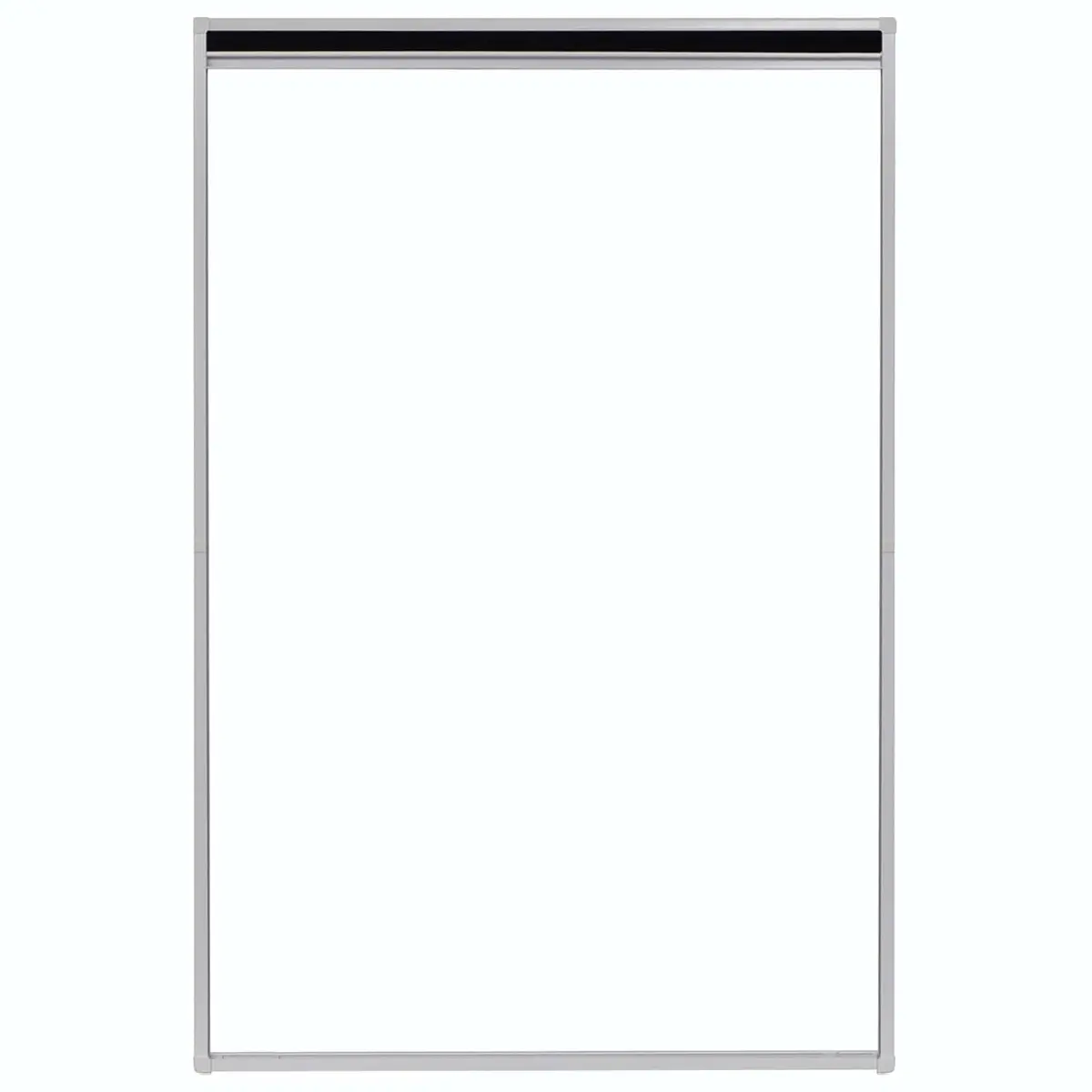 Plisse Insect Screen Aluminium Frame 80x120 cm Black