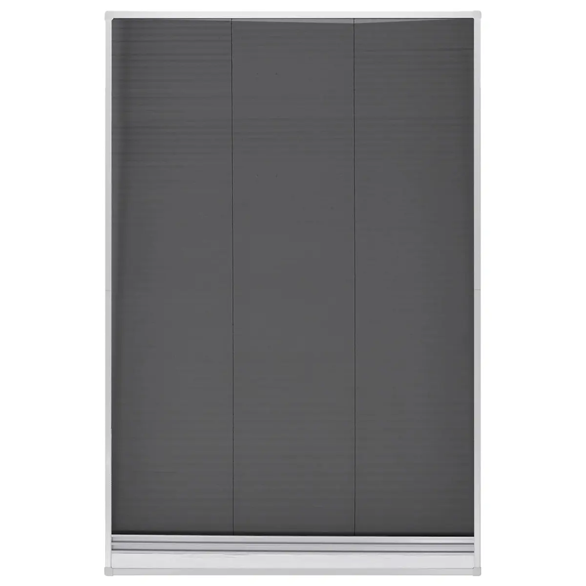 Insect Screen Window 80x120 cm Mesh Shade Black Aluminium Frame