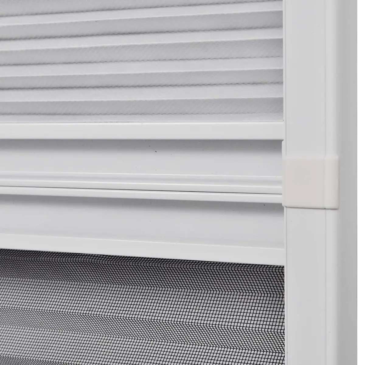 Insect Screen Window 80x120 cm Mesh Shade Black Aluminium Frame