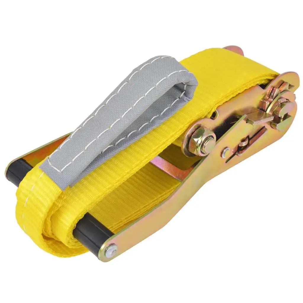 15m Yellow Balance Training Slackline 50mm Width for Outdoor Fitness and Acrobatic Practice