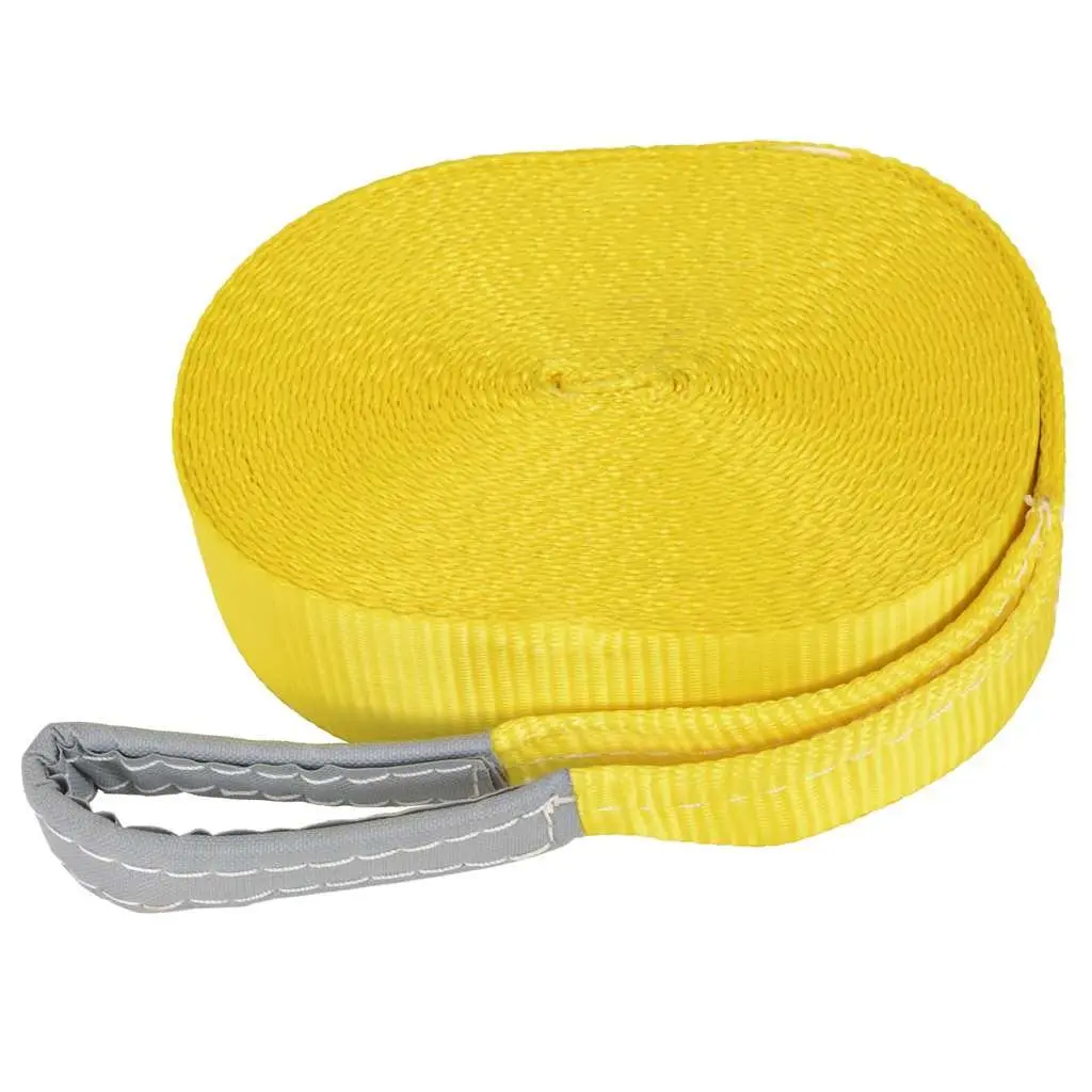 15m Yellow Balance Training Slackline 50mm Width for Outdoor Fitness and Acrobatic Practice