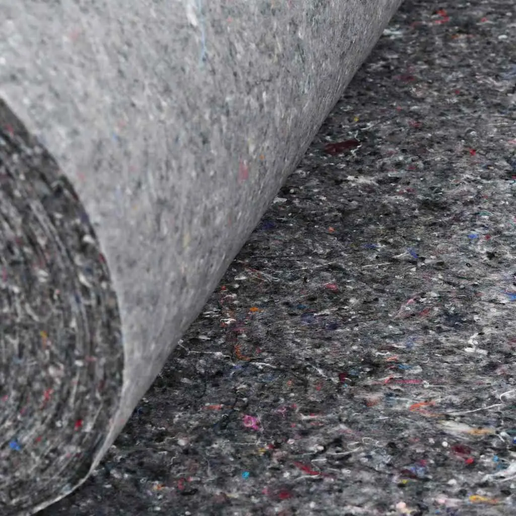 Non-slip Painter Fleece Floor Protection Dust Sheet 50m x 1m Grey