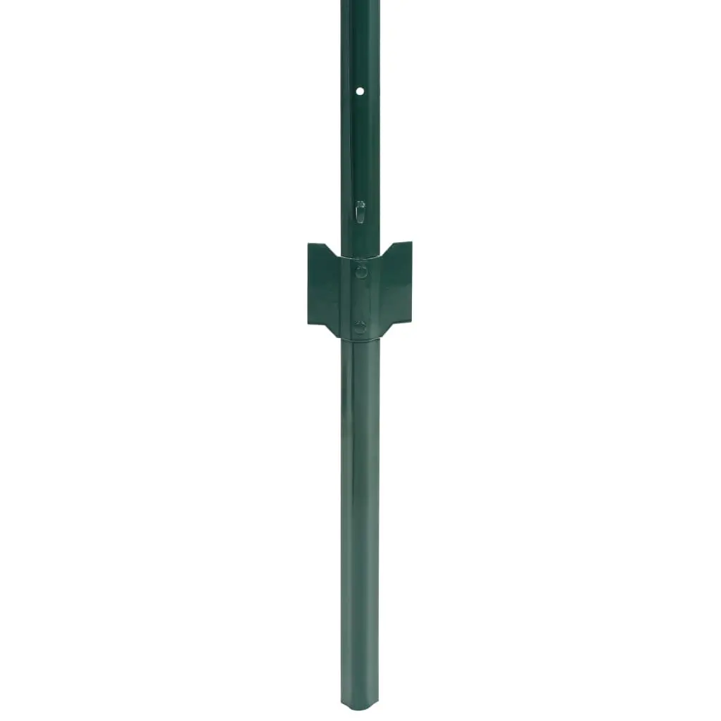 Euro Fence Panel Steel 20x0.8m Green Perimeter Barrier Garden Posts Included