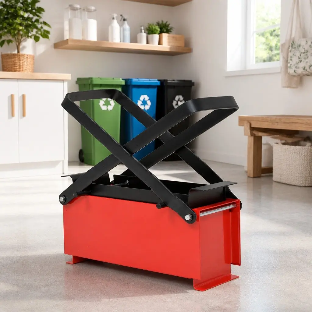 Paper Log Briquette Maker with Steel Frame