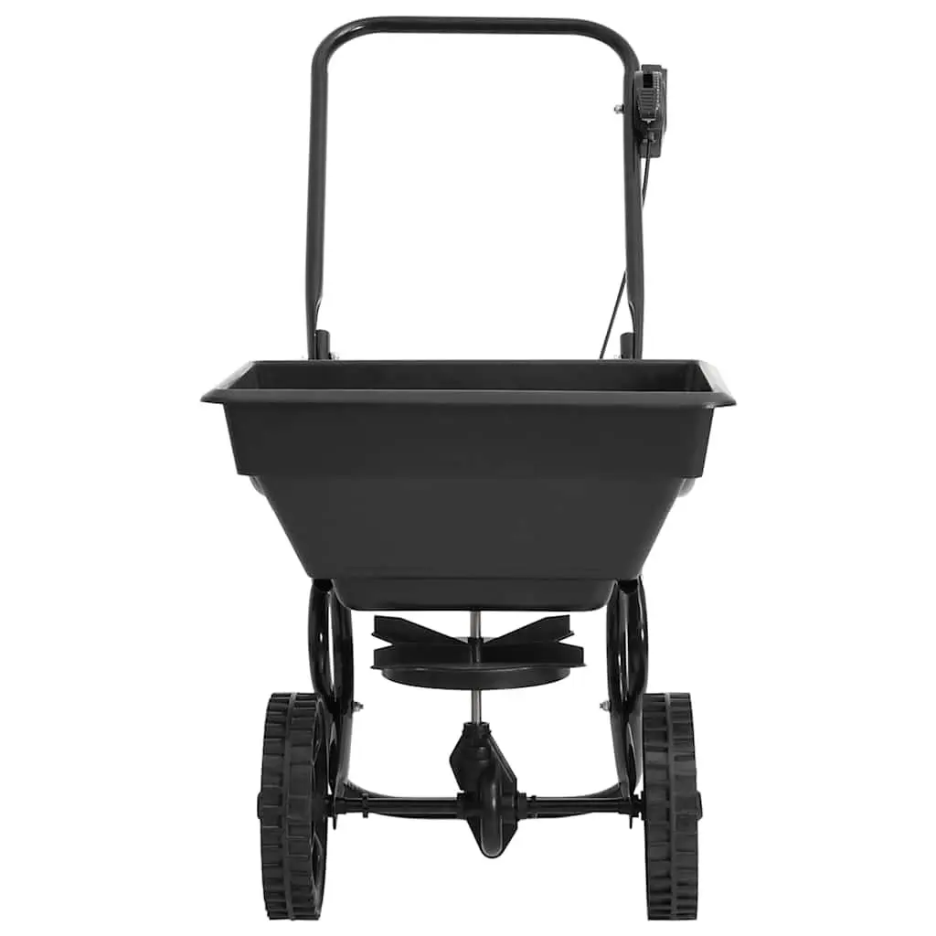 Walk Behind Spreader Salt Fertilizer Tool 80x46x75cm White