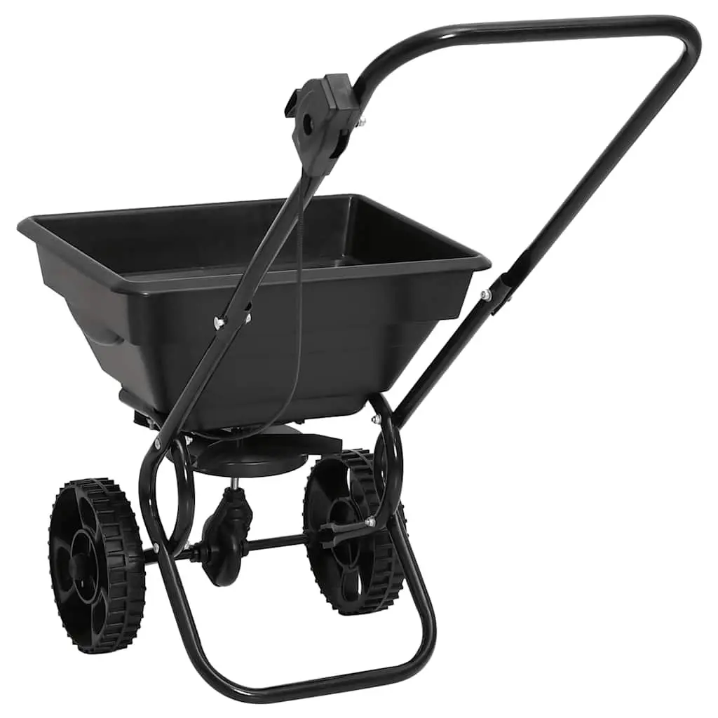 Walk Behind Spreader Salt Fertilizer Tool 80x46x75cm White