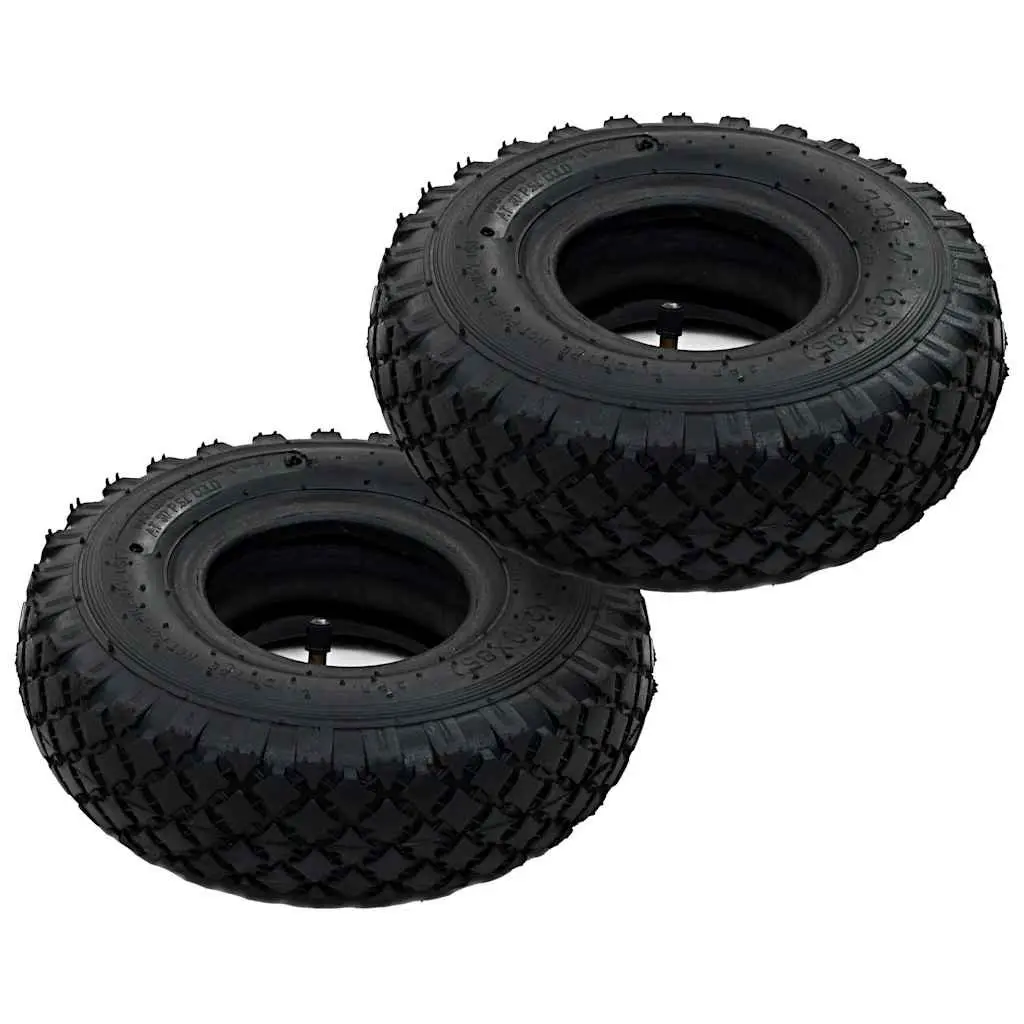 Sack Truck Tyres Inner Tubes 3.00-4 260x85 Spare Rubber Set