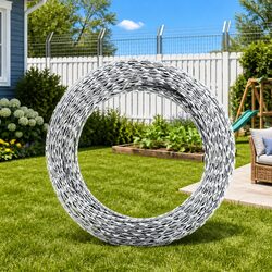 Razor Wire Galvanised Steel Concertina 300m Outdoor Security Garden Fence