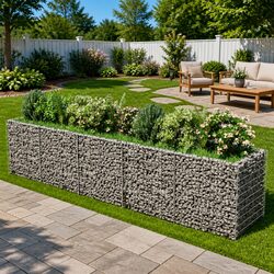 Reliable Gabion Raised Garden Bed for Every Gardener