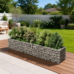 Gabion Raised Garden Bed - Durable and Functional 270x50x50 cm