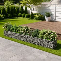 Practical Gabion Raised Bed for Lasting Use
